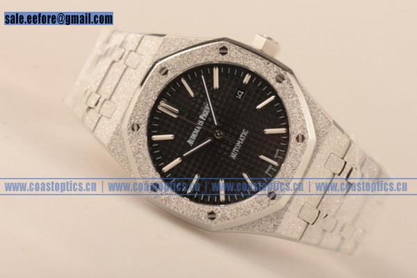 Best Replica Audemars Piguet Royal Oak 41MM Watch Steel 15410BC.GG.1224BC.01blk (EF)
